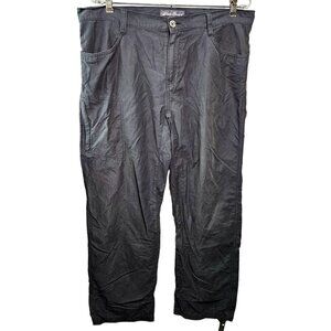 Eddie Bauer Mens Pants Travex Hiking Outdoor Performance 35x32 Grey Charcoal